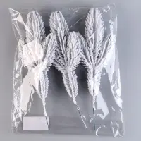 Литая веточка заснеженная, 27 &times; 9 см, набор 3 шт.