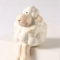 Фигурка керамическая &laquo;Кудрявый барашек&raquo;, 10 см