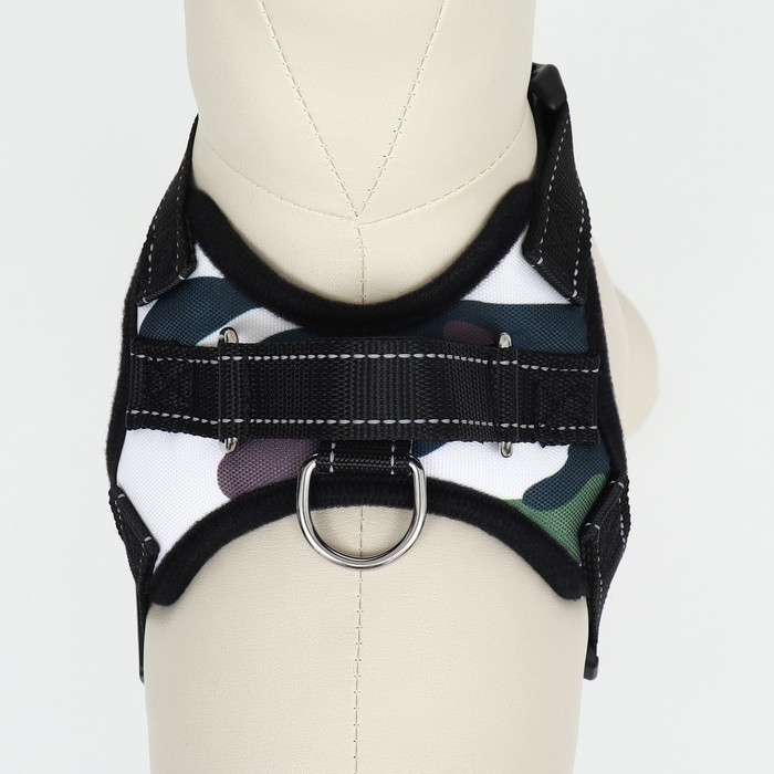 Шлейка К7 мягкая светоотражающая, размер XS, ОГ 34-44 см, вес 2,5-5 кг, хаки Шлейка К7 мягкая светоотражающая, размер XS, ОГ 34-44 см, вес 2,5-5 кг, хаки