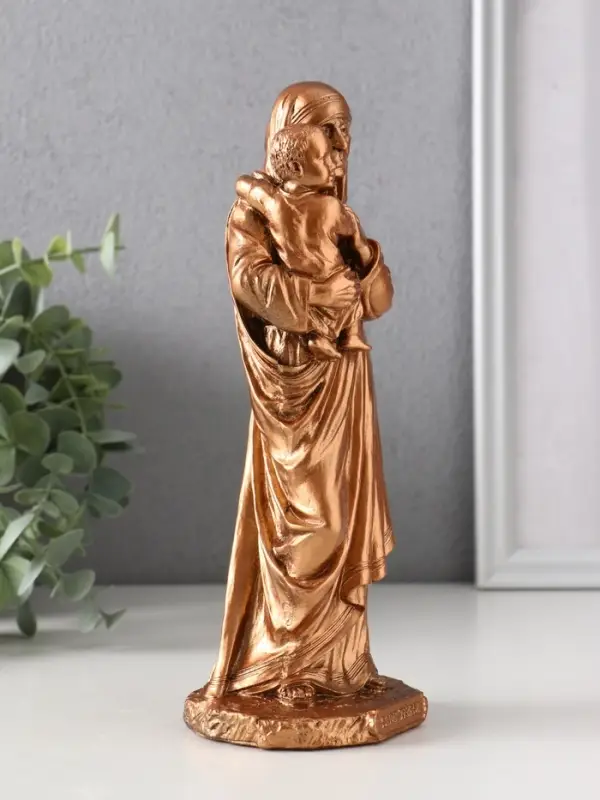 Фигурка гипс &laquo;Мать Тереза&raquo;, 21&times;8&times;7.5 см, бронза
