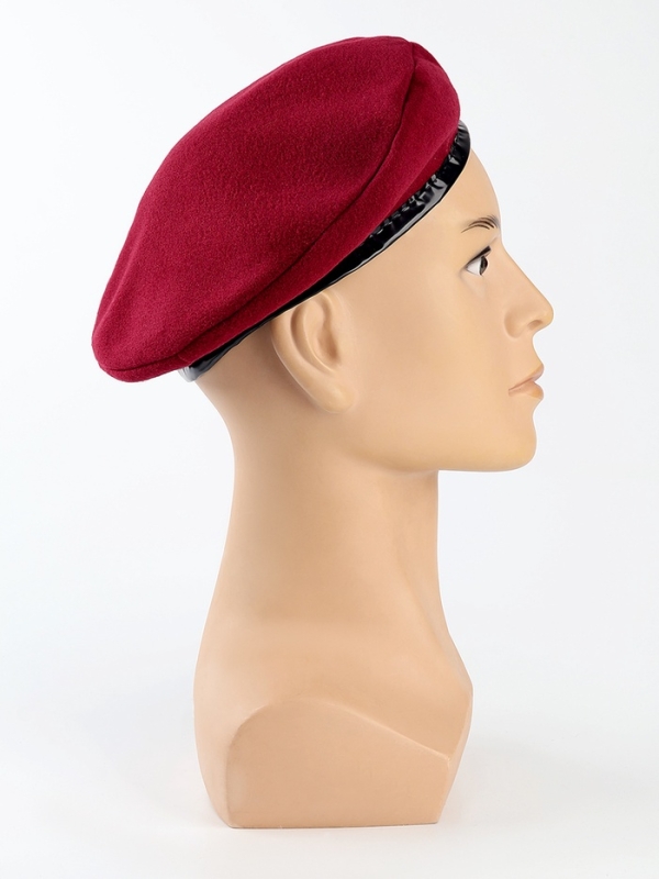 Берет военного, цвет бордовый Берет военного, цвет бордовый