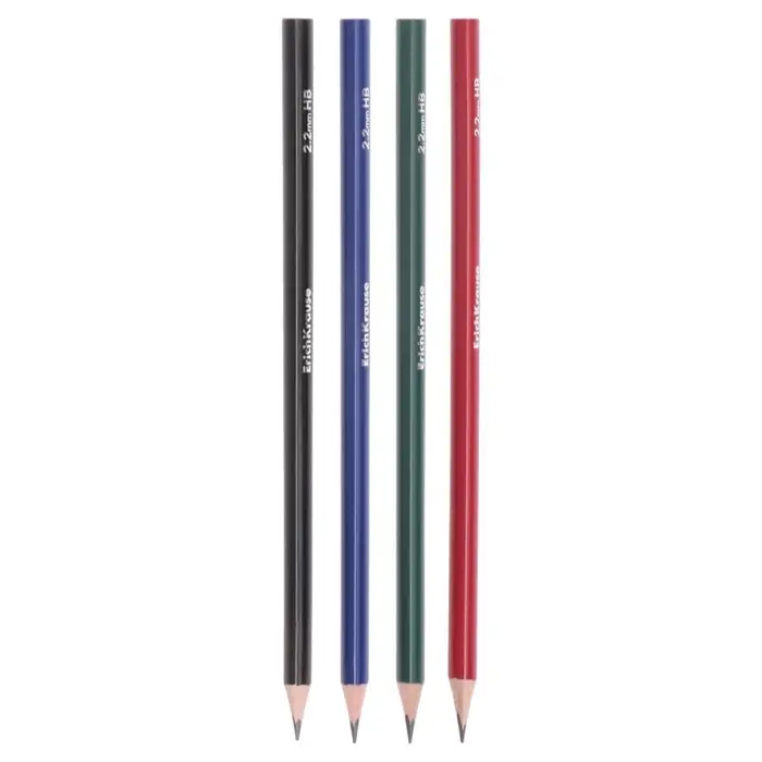 Карандаш чернографитных ErichKrause "Deep Classic triangular", НВ, грифель d=2,2 мм, дерево, трехгранный, в тубусе, микс Карандаш чернографитных ErichKrause "Deep Classic triangular", НВ, грифель d=2,2 мм, дерево, трехгранный, в тубусе, микс