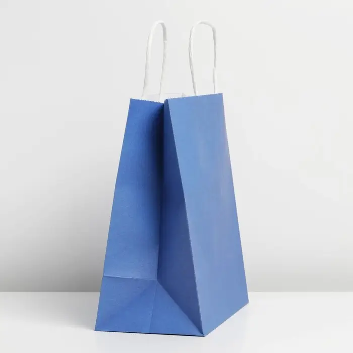 Пакет подарочный крафтовый, упаковка, «Blue», 22 х 25 х 12 см Пакет подарочный крафтовый, упаковка, «Blue», 22 х 25 х 12 см