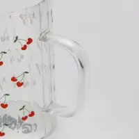Кружка стеклянная «Вишенки», 350 мл