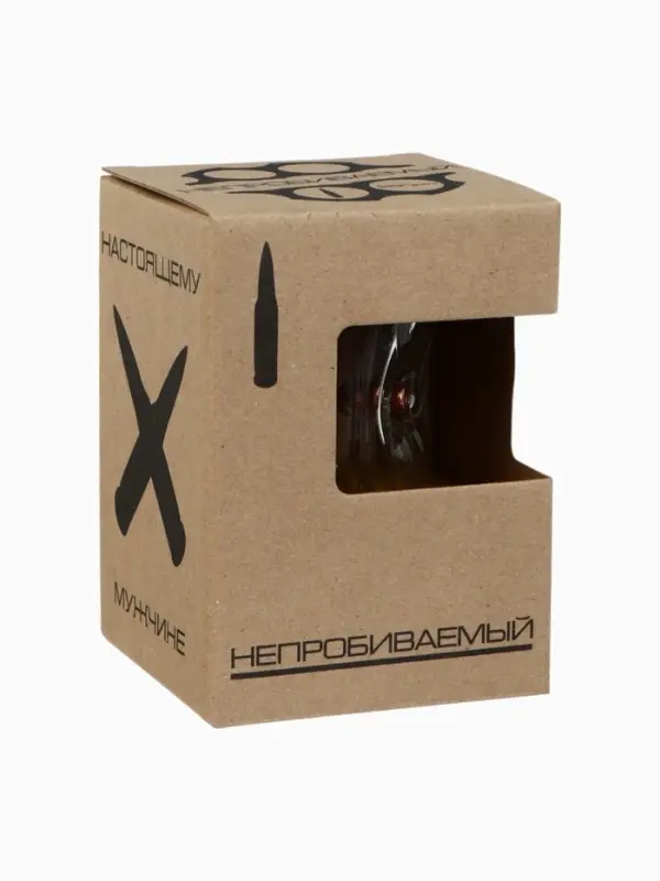 Стакан гранёный непробиваемый с пулей &laquo;Крафт&raquo;, 250 мл