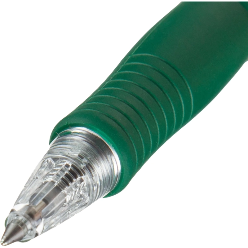 Ручка шариковая автомат. BPGP-10R-F G SUPER GRIP зеленого цвета