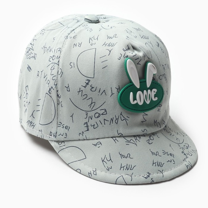 Кепка детская MINAKU Кепка детская MINAKU "Love" зеленый, р-р 48