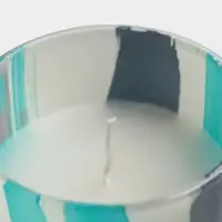 Свеча ароматическая в стеклянном подсвечнике 85 г, вода