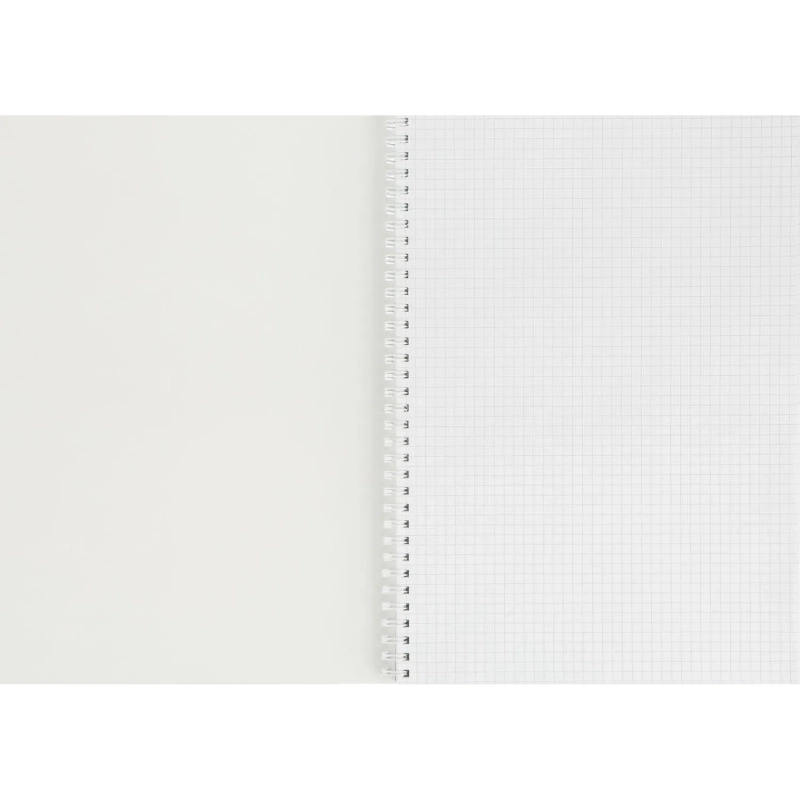 Бизнес-тетрадь А4 96л Attache Градиент Синий клетка, 65г, гребень, УФ-лак