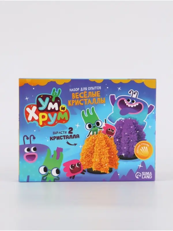 УМ И ХРУМ Набор для опытов "Веселые кристаллы"