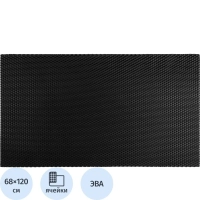 Коврик входной универсальный ромб 680х1200мм черный