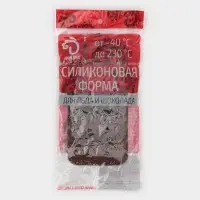 Форма для конфет и шоколада Доляна &laquo;Цветочки&raquo;, силикон, 21&times;10&times;2 см, 15 ячеек, МИКС