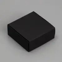 Коробка под бижутерию, упаковка, &laquo;Чёрная&raquo;, 7.5 х 7.5 х 3 см