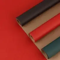 Бумага упаковочная крафт, "МИКС №1", 3 цвета, 0.68&times;5&plusmn;5% м, 70 г