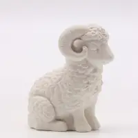 Фигурка декоративная &laquo;Баран Гоша&raquo;, неокрашенная, 6&times;4 см, белая