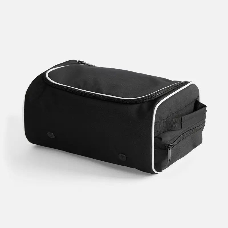 Сумка для обуви Equipex, черная с белым Сумка для обуви Equipex, черная с белым