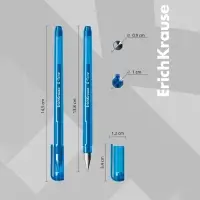 Ручка гелевая ErichKrause. G-Tone, синий стержень, узел 0.5 мм