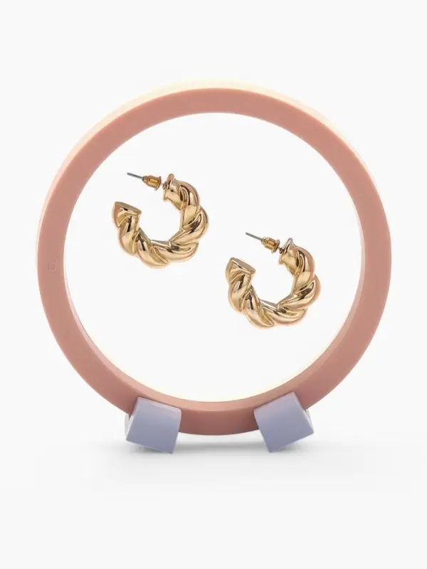 Подставка для украшений &laquo;QF. Круг&raquo;, 11.5&times;11.5&times;4.5 см, розовая