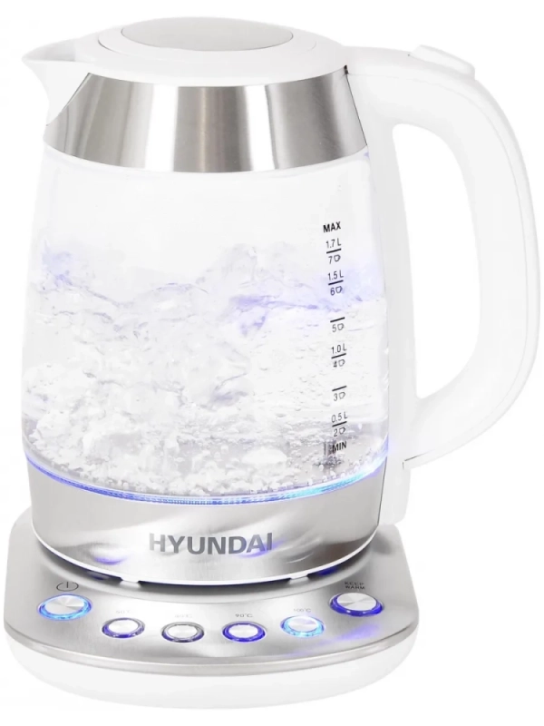 Чайник HYK-G4033 1.7л. 2200Вт белый