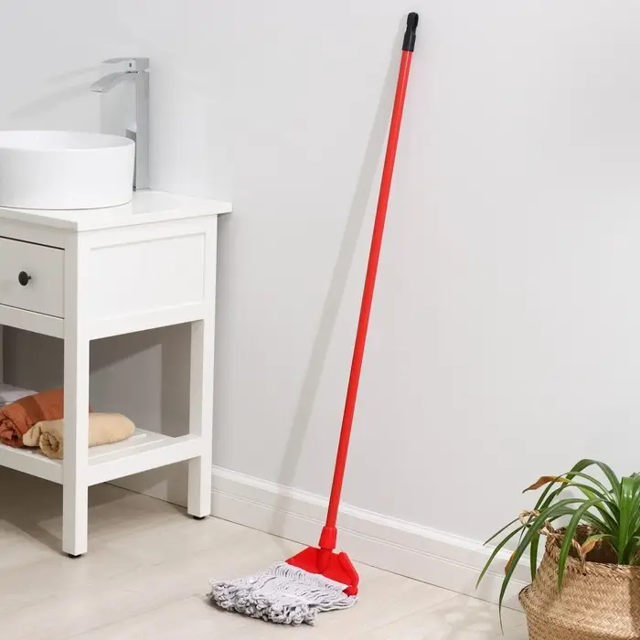 Швабра для мытья пола Доляна, насадка х/б 20 см, 260 г, металлическая ручка 127 см, МИКС Швабра для мытья пола Доляна, насадка х/б 20 см, 260 г, металлическая ручка 127 см, МИКС