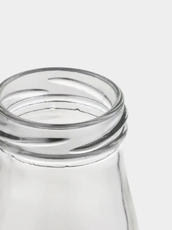 Бутыль &laquo;Лаконичность&raquo;, 350 мл, с крышкой и трубочкой, 6.5&times;15.5 см, стекло