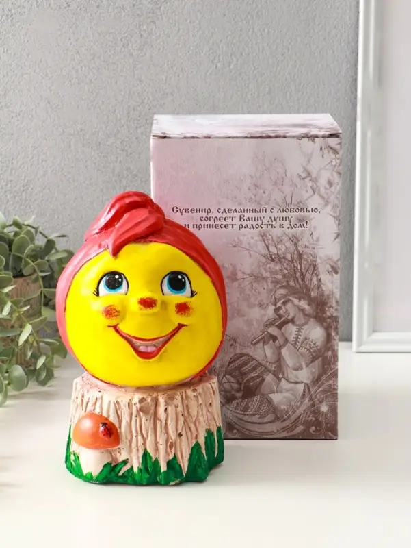 Копилка для денег &laquo;Колобок&raquo;, гипс, 22&times;14&times;13 см