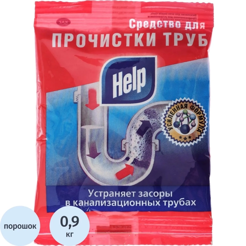Средство для прочистки труб HELP саше 90гр
