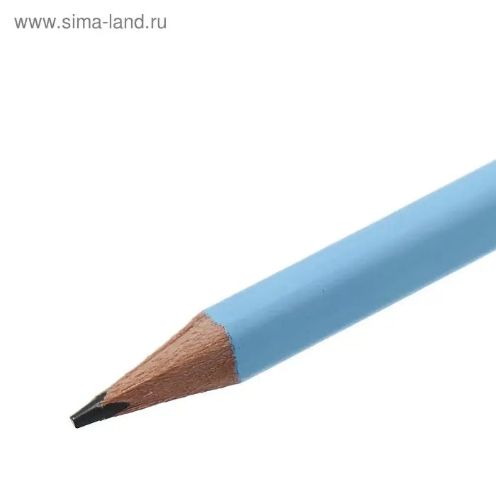 Карандаш чернографитный BrunoVisconti Graphix Zefir НВ, нежно-голубой