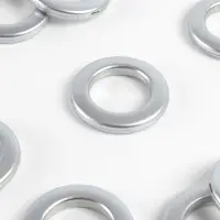 Люверсы для штор, d=3.4/5.5 см, 10 шт., цвет серебряный