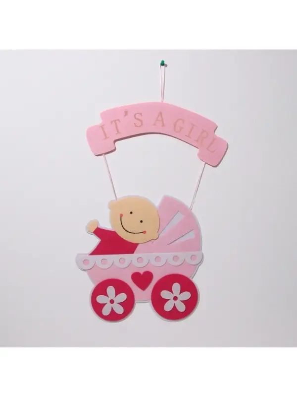 Украшение на гендер пати &laquo;Подвеска It's a Girl&raquo;, 32&times;32&times;43 см