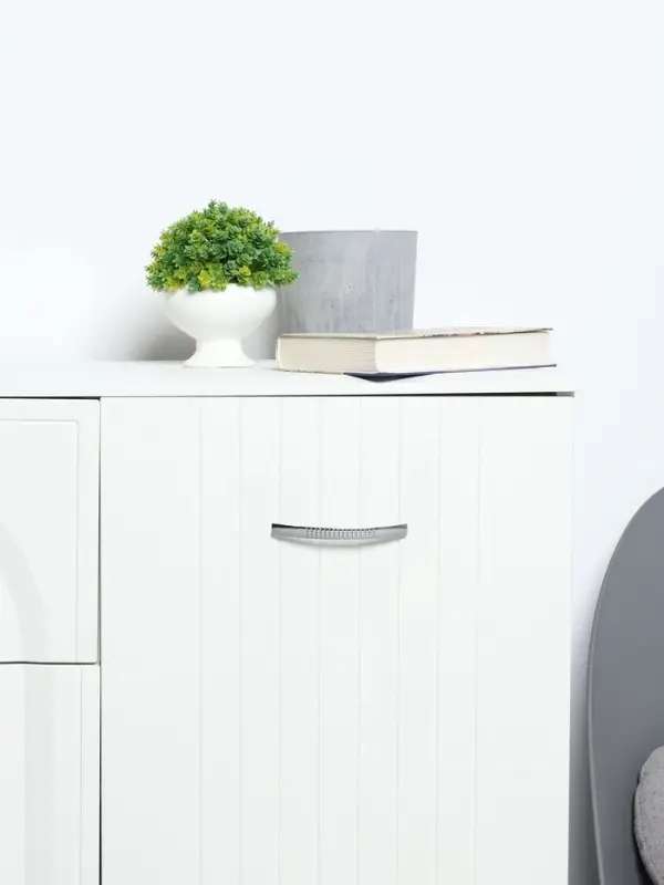 Ручка-скоба мебельная LIGHT РС001, м/о 96 мм, цвет хром