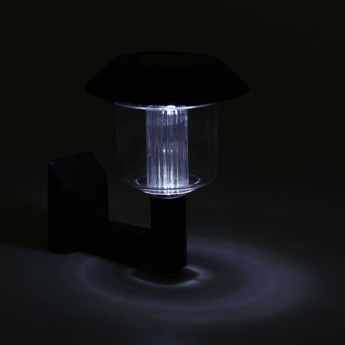 Садовый светильник на солнечной батарее «Ретро», 10 × 12 × 14 см, 1 LED, свечение белое Садовый светильник на солнечной батарее «Ретро», 10 × 12 × 14 см, 1 LED, свечение белое