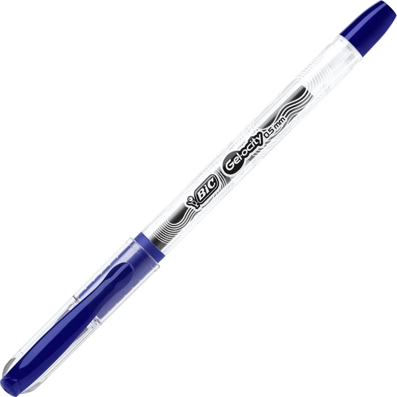 Ручка гелевая неавтомат. BIC Gelocity Stic резин.манжет.синяя