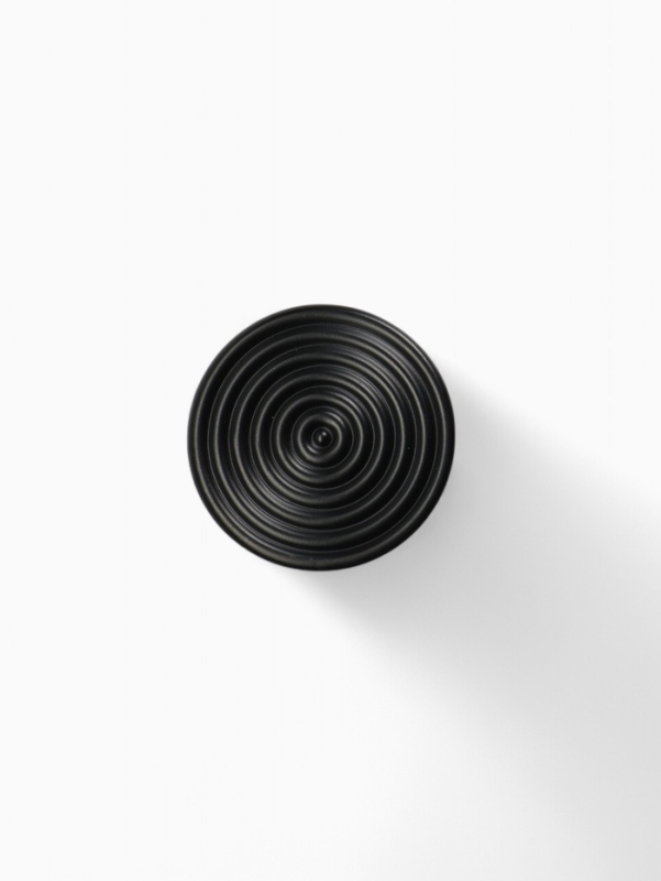 Ручка-кнопка CAPPIO  Ручка-кнопка CAPPIO "Лабиринт", цинк, цвет чёрный