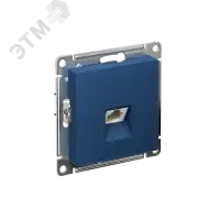 ATLASDESIGN РОЗЕТКА компьютерная RJ45, кат. 5Е, механизм, АКВАМАРИН