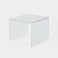 Подставка ступенька одинарная, 12&times;13&times;10 см, оргстекло 2 мм