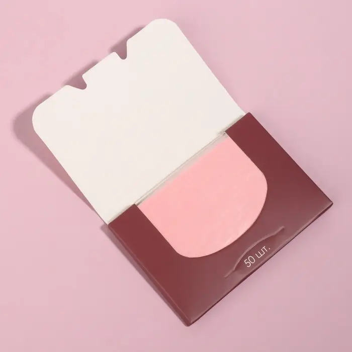 Матирующие салфетки Natural Aroma, 50 шт., с ароматом розы