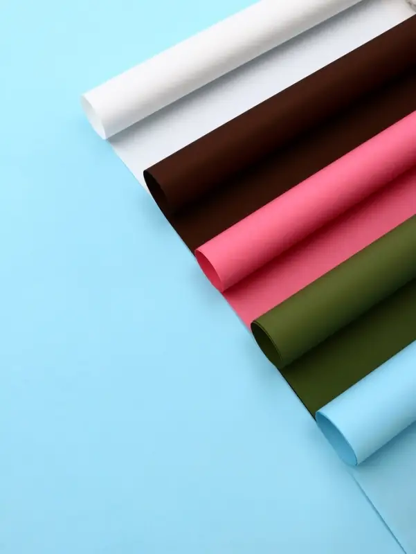 Бумага упаковочная крафт, двухсторонняя, "Микс №2", для упаковки подарков, 5 цветов, 50&times;68 см&plusmn;5%