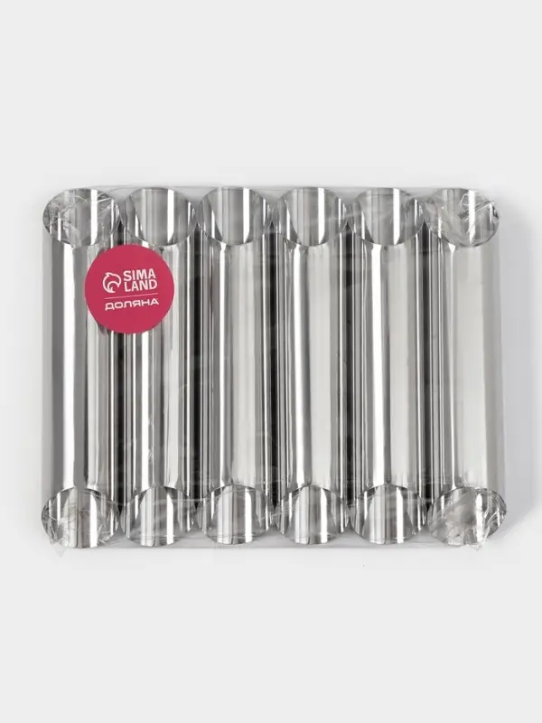 Набор форм для круассанов и трубочек 12х2,5 см, 6 шт Набор форм для круассанов и трубочек 12х2,5 см, 6 шт