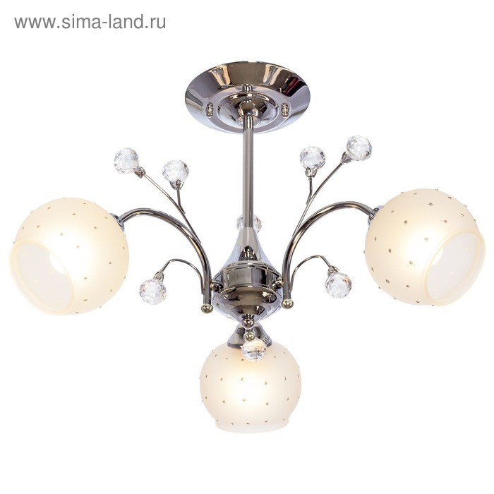 Люстра Люстра "Берта" 3х40Вт E27 хром 60х60х36 см.