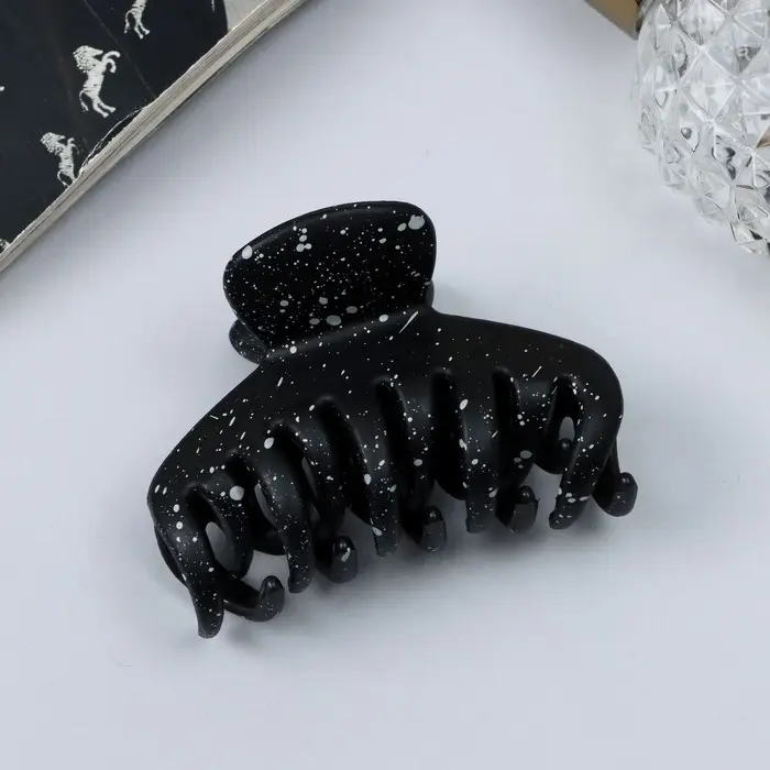 Крабик для волос «Флоранс», прямой углы, 6 см, МИКС Крабик для волос «Флоранс», прямой углы, 6 см, МИКС