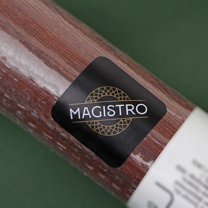Скалка вращающаяся Magistro, дерево, 43×4 см, рабочая часть 23 см, с фигурными ручками Скалка вращающаяся Magistro, дерево, 43×4 см, рабочая часть 23 см, с фигурными ручками