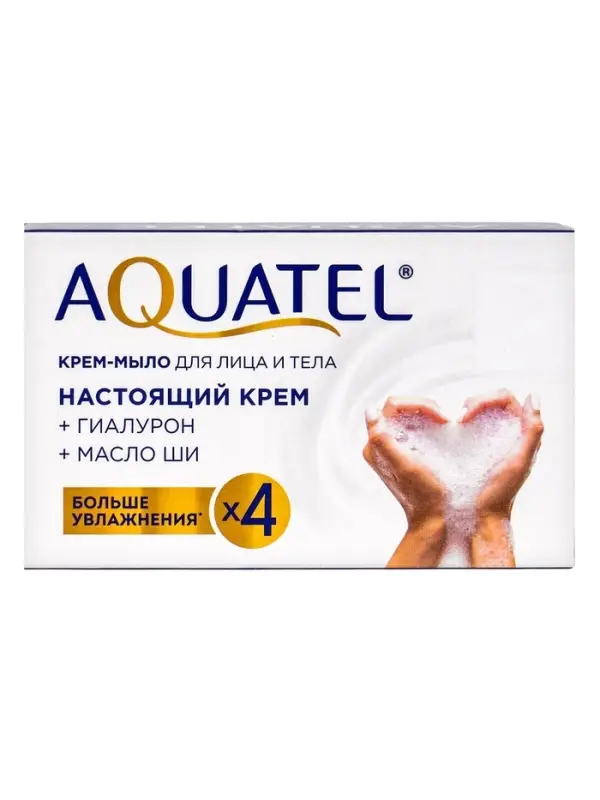 Крем-мыло твердое Aquatel классическое, 90 г