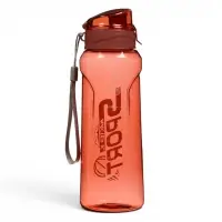 Бутылка для воды SPORT, 800 мл, 23&times;7.6&times;4.8 см, красная
