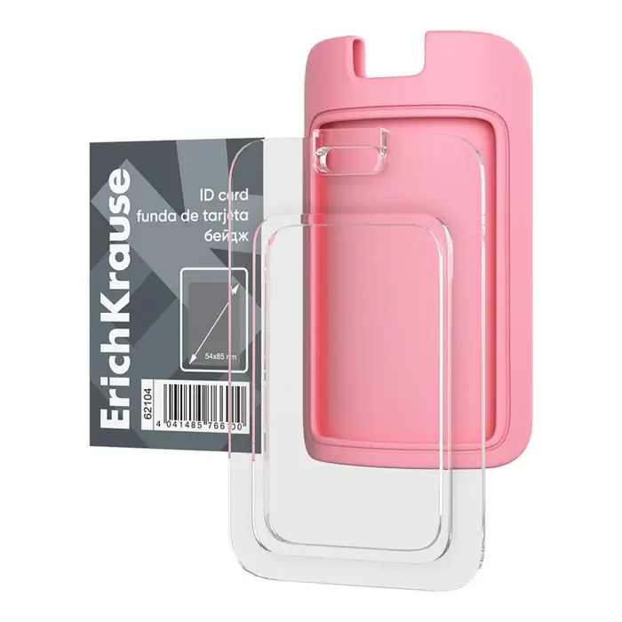 Бейдж вертикальный 54 х 85 мм, ErichKrause силиконовый корпус, микс Бейдж вертикальный 54 х 85 мм, ErichKrause силиконовый корпус, микс