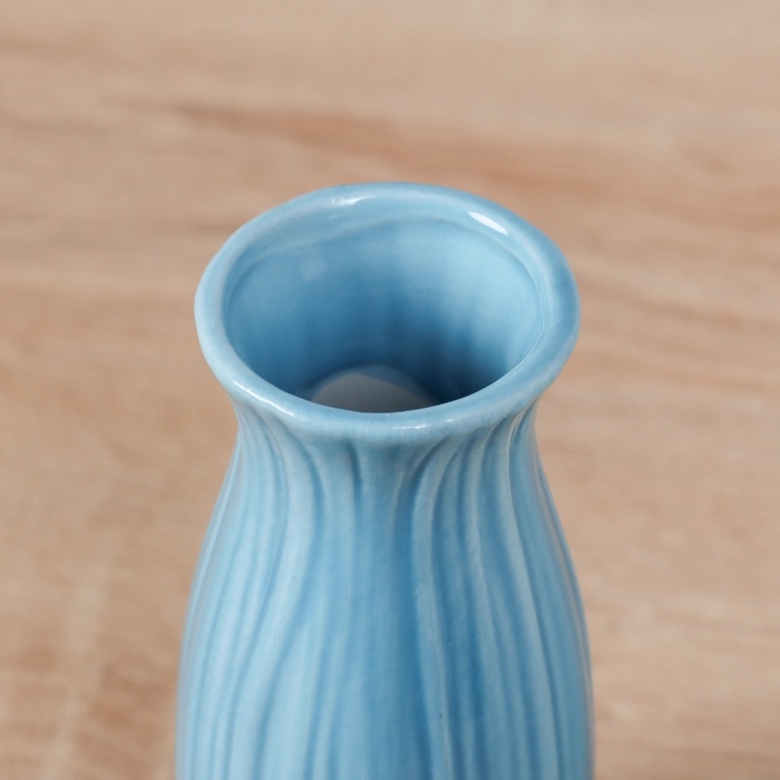 Ваза керамика настольная Ваза керамика настольная "Фрэнсис" талия, 12,5х5 см, синий