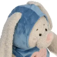 Мягкая игрушка &laquo;Заяц Вито в бирюзовой кофте с сердцем&raquo;, 37 см