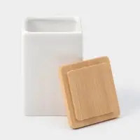 Набор аксессуаров для ванной комнаты SAVANNA Square, 4 предмета, дозатор для мыла, 2 стакана, подставка, белый