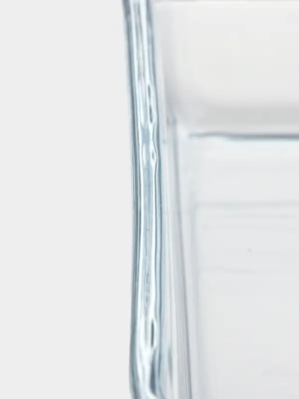 Форма для выпечки и запекания Paşabah&ccedil;e Borcam, 36.7&times;25.7&times;6 см, жаропрочное стекло, прозрачная