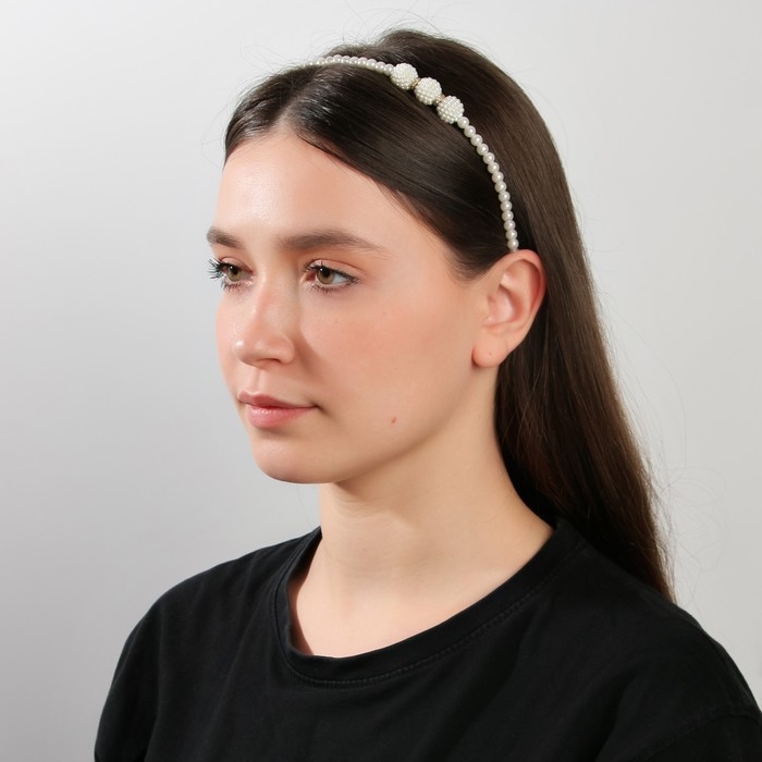 Ободок для волос жемчужный Ободок для волос жемчужный "Космос внутри тебя"